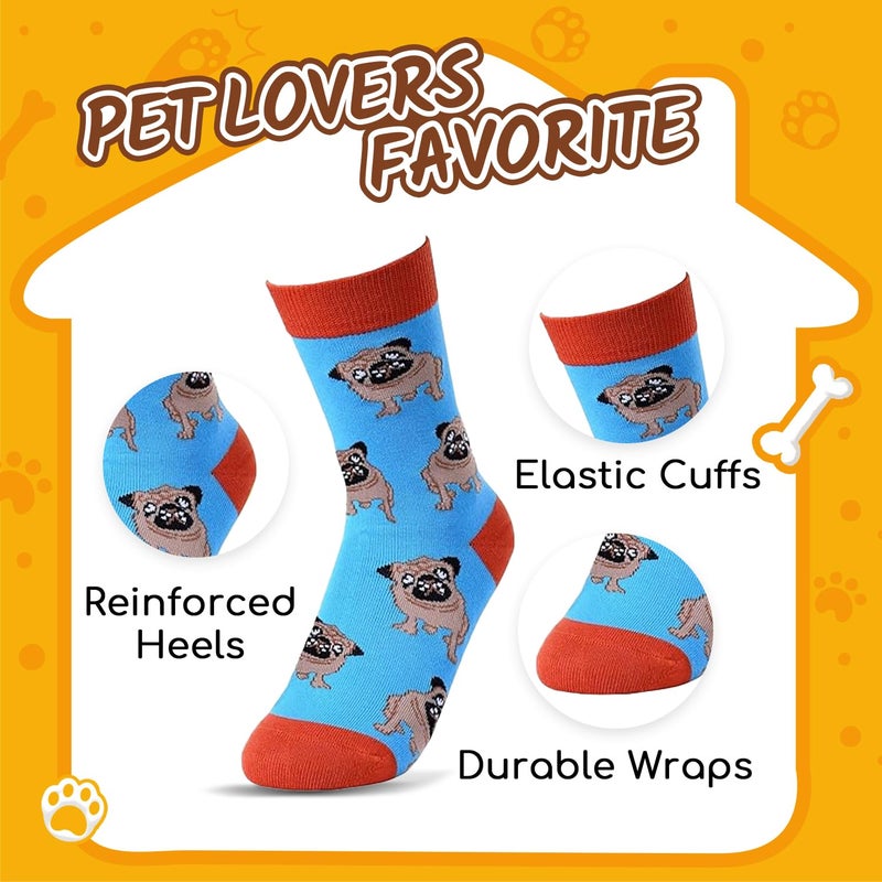 Happy Pop HAPPYPOP Animal Corgi Lover Gifts - Cute Corgi Shark Llama Socks for Kids 7-9 Years - Image 2